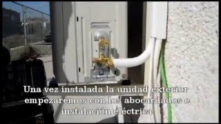 instalación de aire acondicionado [upl. by Elga200]