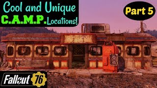 Fallout 76 Cool and Unique CAMP Locations Part 5 [upl. by Meela]