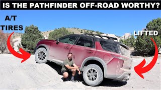 2023 Nissan Pathfinder Rock Creek OffRoad Review Can The New Pathfinder Actually OffRoad [upl. by Sirk]