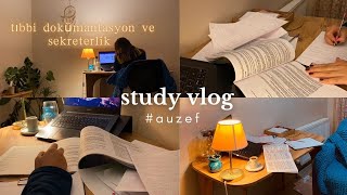 Tıbbi dokümantasyon ve sekreterlik sınav sonuçlarım☀️Finallere nasıl çalışıyorum❓auzef studyvlog ￼ [upl. by Dnumyar637]