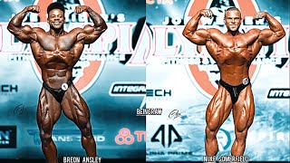 Breon Ansley VS Mike Somerfield Physique Comparison at Mr Olympia 2023 breonansley [upl. by Carrick302]