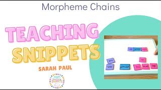 Morpheme Chain [upl. by Yras585]