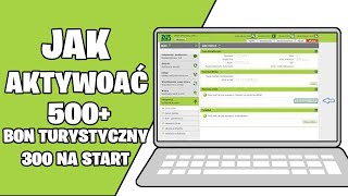 Jak aktywować wniosek o 300zł na start bon turystyczny 500 Jak wypełnić wniosek zus pue [upl. by Pellegrini]