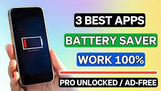 3 Best Battery Saver App For Android in 2024  Mobile Battery Saving App [upl. by Nalra806]