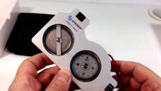 Steren Combination Compass  Clinometer Tool [upl. by Stern]