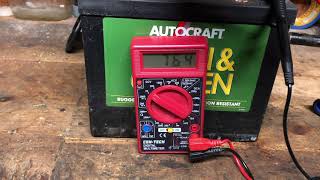 How To Use A Mulitimeter To Test A Battery [upl. by Harvard691]