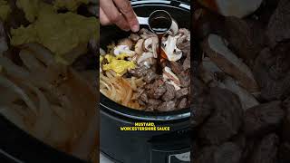 Slow Cooker Beef Stroganoff [upl. by Alyda]