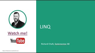 C  Advanced  LINQ [upl. by Terrie633]