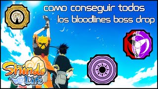 Guía Completa para Todos los Bloodlines Boss Drop en Shindo Life [upl. by Eyaj]