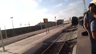 SNCFT GT 566 From Gabes to Tunis Arriving at Sfax station [upl. by Hogan]