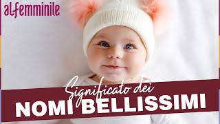 Questi nomi hanno un bellissimo significato 👶🏻ALFEMMINILE [upl. by Krusche649]