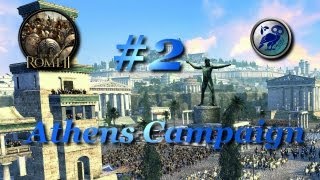 Total War Rome IIAthens Campaign 2The End of Epirus [upl. by Aehtna]