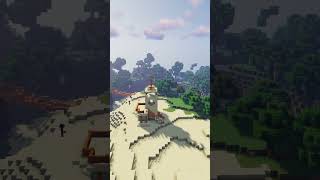 Minecraft Desert House building timelapse Shorts [upl. by Finstad]