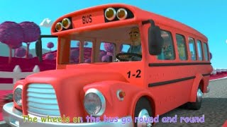 Wheels on the bus kids Rhyme  Different Sound Variations in 140 seconds wheelsonthebus [upl. by Anatnas]