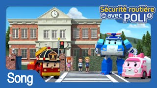 Trafficsafety with Poli Theme Song French  Robocar Poli [upl. by Latia]