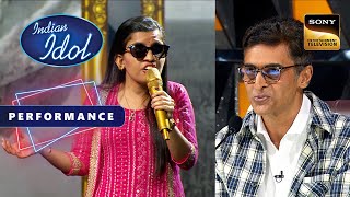 Indian Idol S14  Mohnish जी को लगता है Menuka की गायकी Match करेगी Nutan जी के साथ  Performance [upl. by Lyford913]