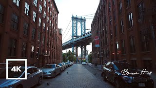 Walking NYCㅣBrooklyn Dumbo Empire Fulton Ferry and Brig Park in the Morningㅣ4K Walking [upl. by Tandie]