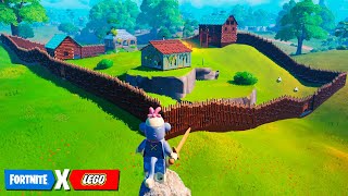 LA GRAN MURALLA de FORTNITE LEGO [upl. by Swart]