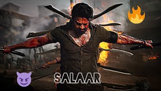 SALAARMOVIE STATUS REBELPRABHAS ENTRY STATUS SILENT BOYSATTITUDE STATUS SALAARFIGHT STATUS [upl. by Naiditch]