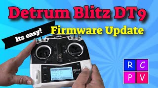 Detrum Blitz DT9 Firmware Upgrade [upl. by Ennyroc]