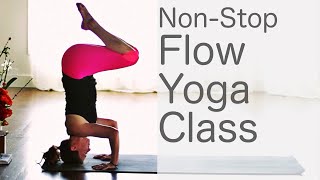 40 Minute Cardio yoga flow HIIT Workout  Fightmaster Yoga Videos [upl. by Nelyag600]