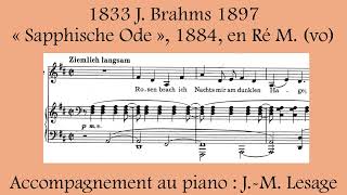 J Brahms quotSapphische Odequot en Ré vo [upl. by Pascal]