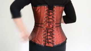 Corsets365  How to self lace a corset [upl. by Misha]