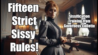 15 Sissy Rules from Governess Collette  ASMR FLR CD TG M2F [upl. by Louanna926]