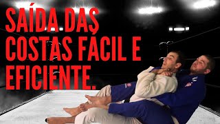 Jiujitsu  Saída das Costas Fácil e Eficiente [upl. by Ahsuat]