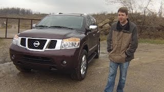 2014 Nissan Armada Platinum Review by Automotive Trends [upl. by Norrahc331]