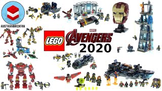 All Lego Avengers Sets 2020  Lego Speed Build Review [upl. by Nohsad]