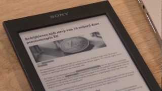 Sony PRST2 Ereader  Review Consumentenbond [upl. by Lothar]