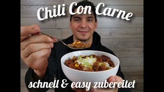 Das BESTE Chili con Carne Rezept  Lecker einfach und schnell selbst gemacht [upl. by Neeneg]