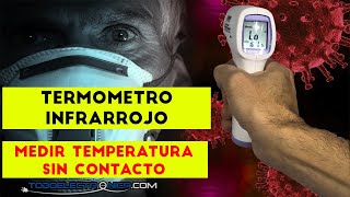 🌡 Termómetro infrarrojo para medir temperatura sin contacto [upl. by Knarf]