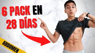 Rutina de ABDOMEN en CASA INTENSA sin EQUIPO🔥  7 MIN de EJERCICIOS para abdominales 28 DÍAS🕓 [upl. by Felske]