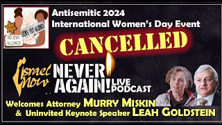 JOIN NEVER AGAIN LIVE TONIGHT WITH LEAH GOLDSTEIN AND MURRY MISKIN TO DISCUSS THE INSPIRE INTERNA… [upl. by Atsuj]