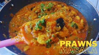 Prawn Masala Curry  Prawn Curry  Restaurant style Prawn Curry  Craving Corner Mumbai prawnmasala [upl. by Mickelson]