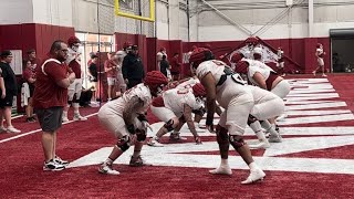 Video from Arkansas fall camp practice No 16 [upl. by Nadia]