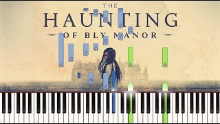 The Haunting of Bly Manor  Main ThemeIntro  Piano Cover Synthesia [upl. by Enirehtac]