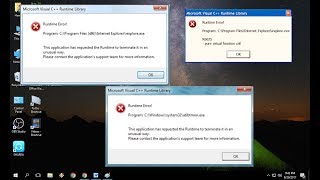 How to fix All Microsoft Visual C Runtime Library Errors 100 Works [upl. by Ralina275]