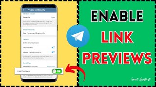 How to Enable Link Previews on Telegram 2024 [upl. by Melesa]