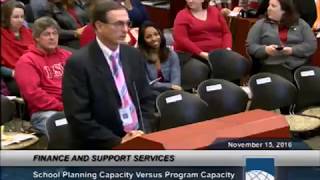 November 15 2016 PWCS School Board Meeting [upl. by Etnahsa]