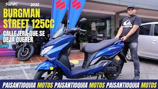 🌟SuZuKi BURGMAN 125 FI 2025 Bajo De PRECIO‼️ SCOTEER de Calidad Ahora mejorada 🛵💨💨 [upl. by Grath]