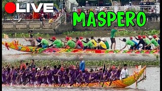 Live sông Maspero hiên tại rất đông ghe ngo [upl. by Charley]