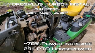 HydrosPlus Turbo Install  John Deere 1025R 1026R 2025R [upl. by Kleiman]