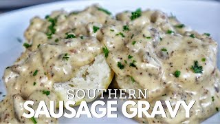 Southern Sausage Gravy Recipe  Breakfast Recipes [upl. by Aniral]