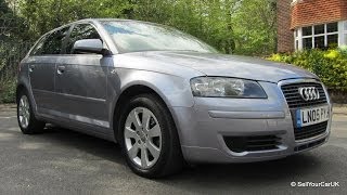 SOLD  2005 05 Audi A3 16 SE Sportback Automatic MOT TAX Service History Cambelt Low Miles [upl. by Nyrad]