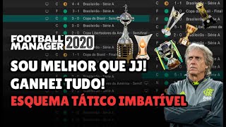 Ganhe TUDO com esse esquema tático  Football Manager 2020 [upl. by Eirrol265]