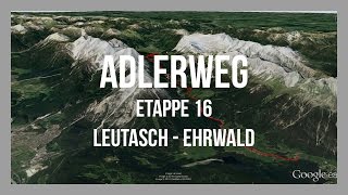 Adlerweg Etappe 16  Leutasch – Ehrwald  Wandern Tirol  GPSTrack  Tourenvorschlag [upl. by Maharg]