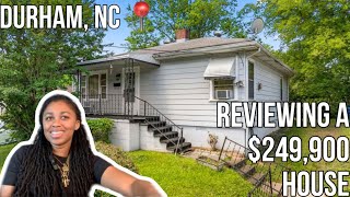 REVIEWING A 249900 HOUSE IN DURHAM NC  ZILLOW [upl. by Eiramyma]